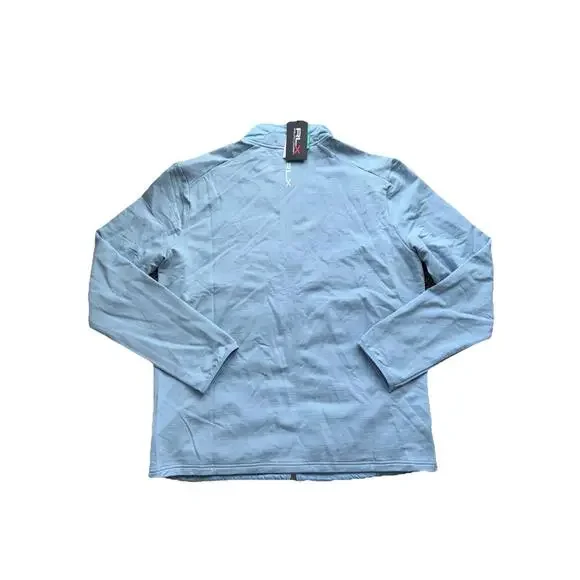 RLX Ralph Lauren Golf Jacket Mens Lg. Blue Wool Blend Quilted Full Zip NWT $248 - Picture 5 of 5